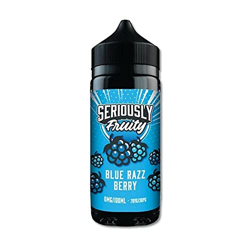 Doozy E Liquid Seriously Fruity Vape Nice Juice 0MG 100ml Shortfill No Nicotine (Blue Razz Berry)
