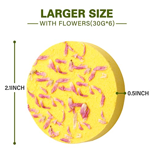 Eyamumo Aromatherapy Bath Bomb Gift Set Of 6 For Women, Handmade Natural Shower Bombs With Organic Essential Oil For Stress Relief, Scented Aromatherapy Shower Tablets For Bubble, Spa Bath #TOP3