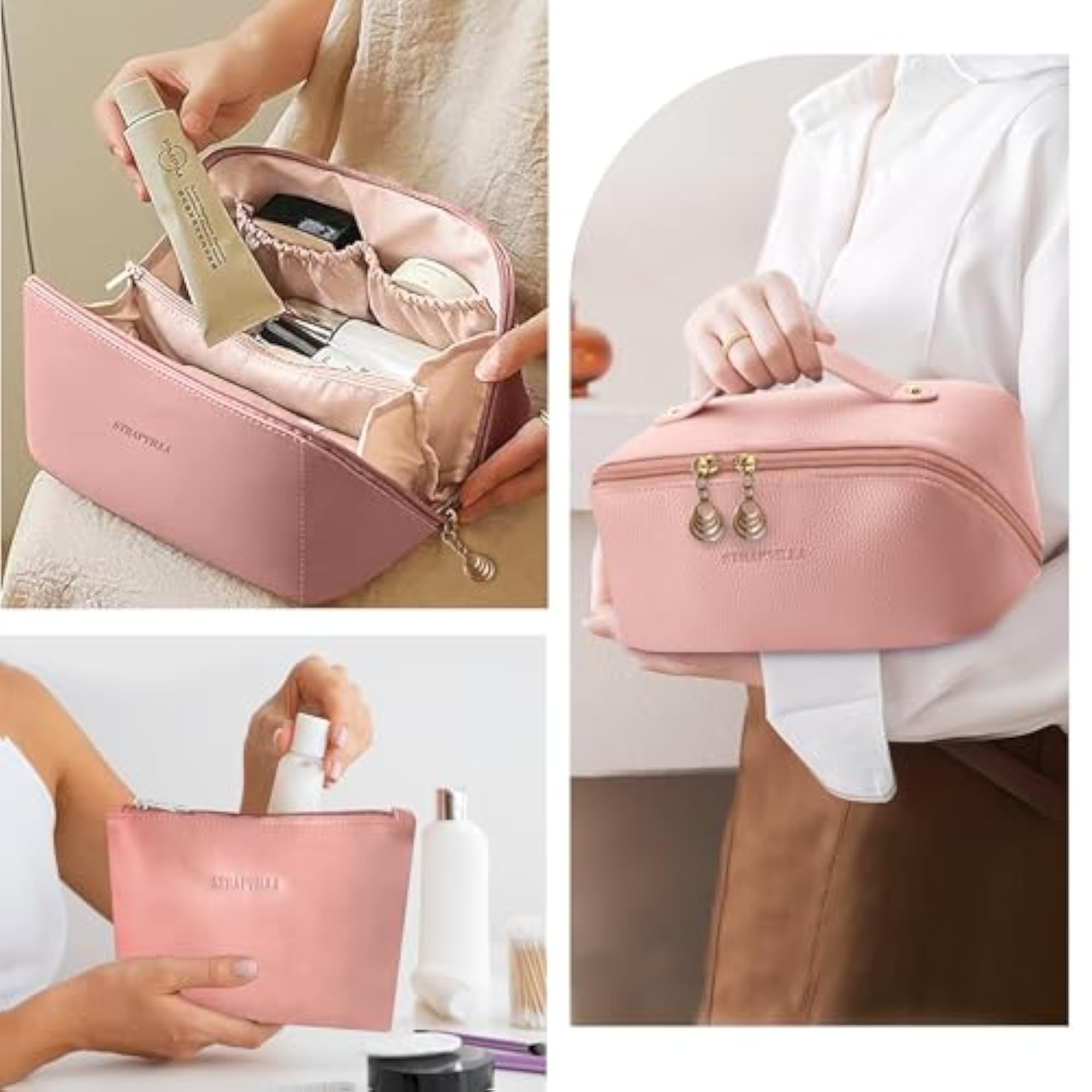 Large Waterproof Makeup Organizer Bag for Women
