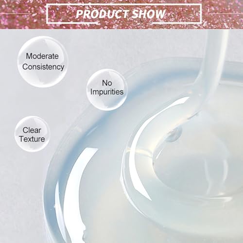 Przezroczysty Żelowy Lakier Na Paznokcie - 30ml Długotrwały Klej do Manicure na Bazie Żelu | Żel Do Mieszania Paznokci - Na Przyjecia Domowy Manicure Projekty Cwiczenia W Salonie