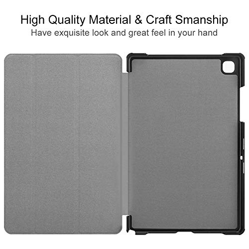 iCatchy For Samsung Galaxy Tab A7 Case, Ultra Thin with Stand Function Slim Leather Smart Protective Cover compatible with Samsung Galaxy Tab A7 (10.4'') 2020 Tablet Case (Black) - Image 5