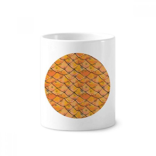Gobelet céramique motif bois abstrait une idée cadeau originale pour bureau et maison