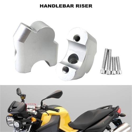 Abrazadera de manillar para F800R 2015-2018 barra elevadora de aluminio 2
