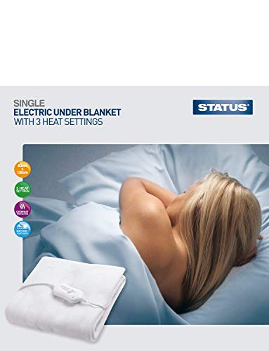 Status Double Electric Blanket | 70W 3 Heat Setting Electric Under Blanket | DEB1PKB