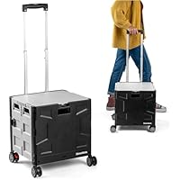 CleverMade Collapsible Wheeled Crate with Lid only .99: eDeal Info