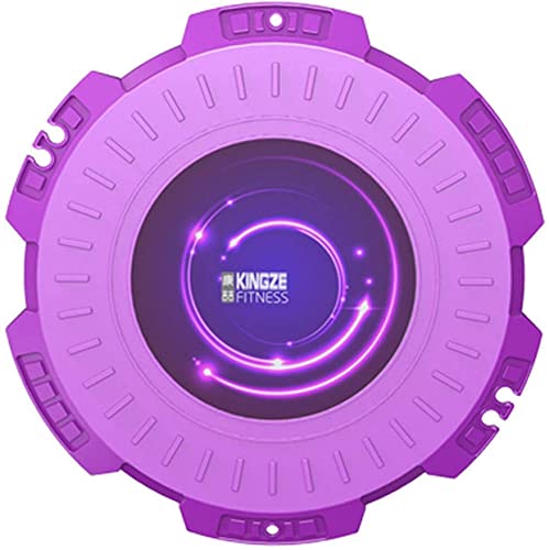 Ab Twister Board for Exercise Waist Twisting Disc with 8 Magnets Fitness Twister with Handles Trims Waist Arms Hips and Thighs (Purple, 28cm)