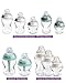 6Pack Silicone Baby Bottle Nipples for Tommee Natural Start Anti-Colic Bottles &Advanced Anti-Colic Bottles,Closer to Nature Bottles,Fast Flow,Size 3 Nipple,6m+
