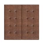 SIMPLIHOME Harrison 36" Wide Vegan Leather Lift Top Ottoman in Saddle Brown - Image 6