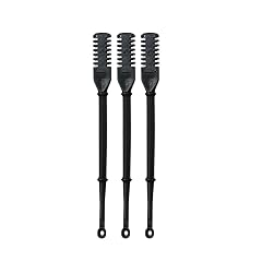 3PCS 2 in1 Nose Hair Knife 360 Degree Rotation Shaving with Double Sided Comb Nostril Cleaner Facial Hair