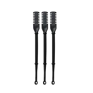 3PCS 2 in1 Nose Hair Knife 360 Degree Rotation Shaving with Double Sided Comb Nostril Cleaner Facial Hair