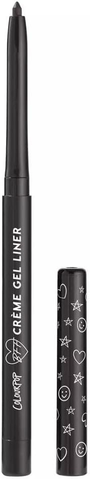 SWERVE Matte Creme Gel Eyeliner Retractable Pencil (True Black), 0.2g (0.007 Ounce)