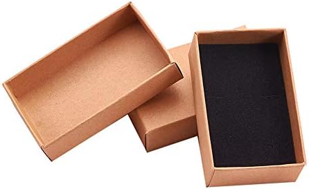 Craftdady 20pcs White Marble Gift Box with Lid Long Rectangle Cardboard Paper Jewelry Gifts Boxes for Jewelry Display, Necklaces Earrings Bracelet Gift Packaging Box