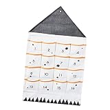 Alipis 1 PC Porte Poche Décoratif Arbre Noël Calendrier Mural Pour Cuisine Jours DIY Multi-Fonction Et Montage Organisateur Pochette Polyvalent Chambre Poubelle Sacs Salle De Bain