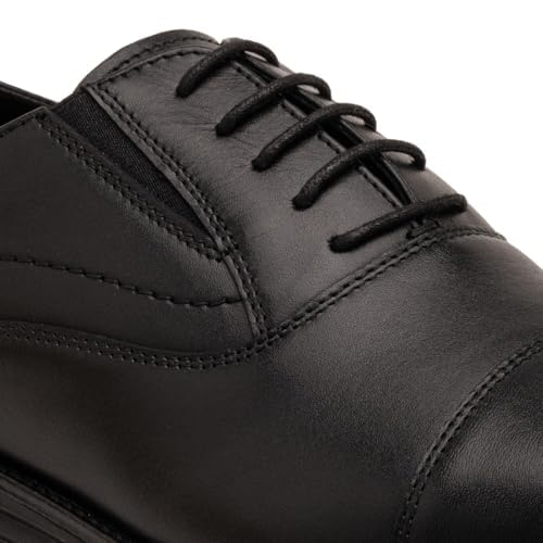 Image of Thomas Crick Genuine Leather Oxfords with Enhanced Comfort and Grip Lace -UP Shoes