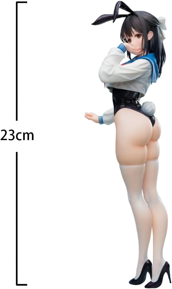 QAHEART Anime Illustration Figure JK Bunny Girl Figures Original Painting Kanna-chan Figure Statue Collectibles