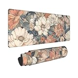 Base en caoutchouc antidérapant : notre tapis de souris de jeu japonais adopte une base en caoutchouc antidérapant, la base en caoutchouc peut adhérer fermement à votre bureau, éviter les mouvements aléatoires, et fournir un fonctionnement stable pour votre souris et clavier.