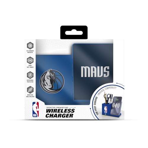 Wireless Charger and Desktop Organizer,Dallas Mavericks by SOAR - Used condition - US$22.71
