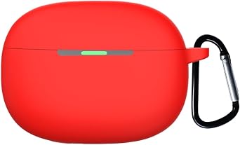 Silicon Case Cover Compatible with Raycon Everyday Earbuds 2024 Edition RBE726 True Wireless Earbuds, Red, 726CS91R