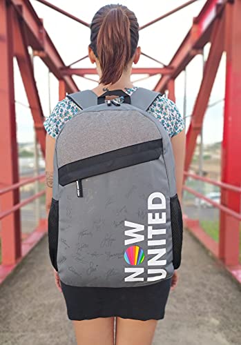 MOCHILA ESCOLAR NOW UNITED PERSONALIZADA AUTOGRAFOS (Cinza)