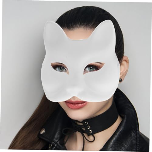 Masques blancs bricolage pour carnaval et halloween