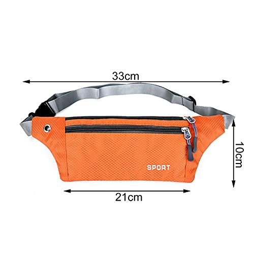 Littryee Pochete à prova d'água para corrida, bolsa de mensageiro de fitness, bolsos esportivos ult