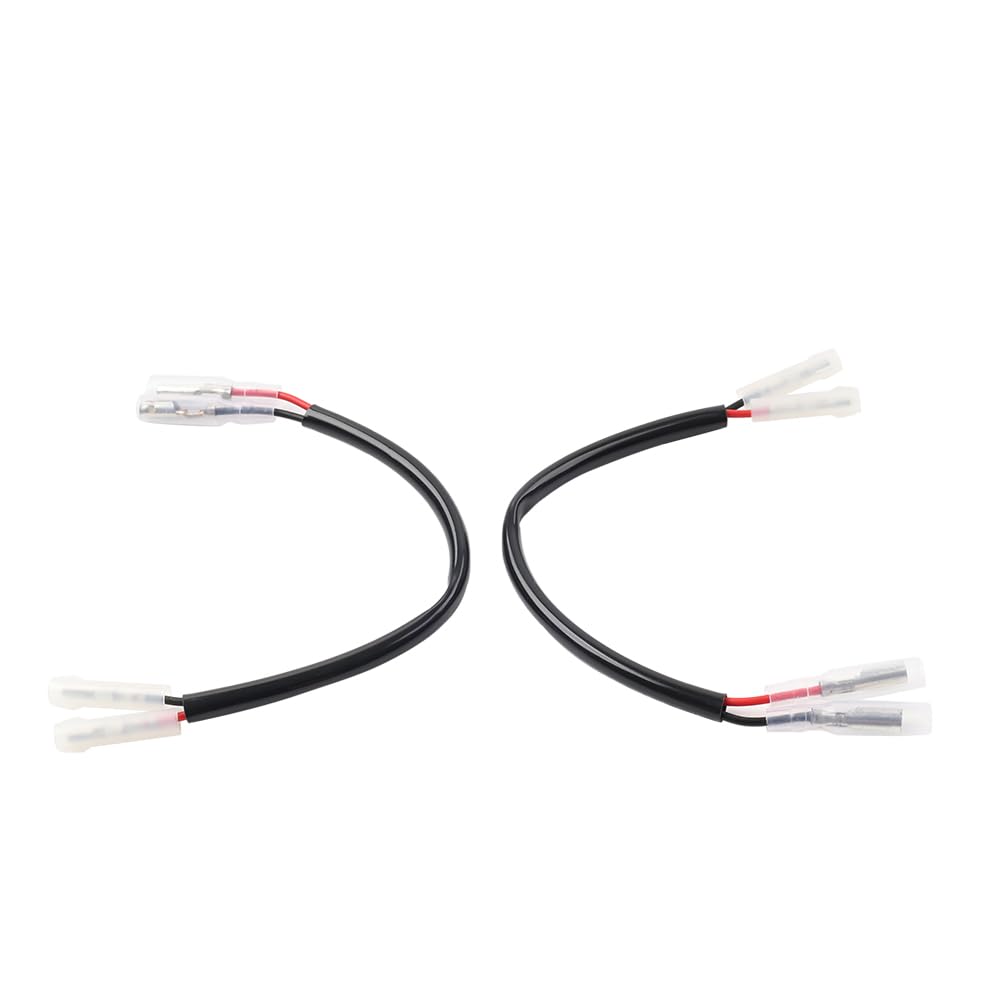 Bacar 1 Pair Adapter Plug Turn Signal Wire Connector Rubber For Tiger 800 850 Sport