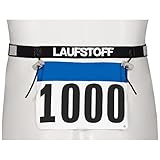 Laufstoff 2 Stück Startnummernband befestigen der Startnummer für Running, Triathlon