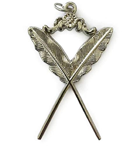 Regalia Lodge Masonic Silver Collar Jewel - Secretary