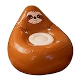 Univers Ludique Animalier : Conçu sur des thèmes d'animaux de dessin animé, ce fauteuil gonflable est un ajout aux fêtes familiales, offrant aux un siège confortable qui encourage les jeux créatifs et les maintient actifs dans divers scénarios de divertissement.