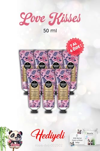 El ve Vücut Kremi, Love Kisses 50 ml 7 AL 6 Öde ve Rosie