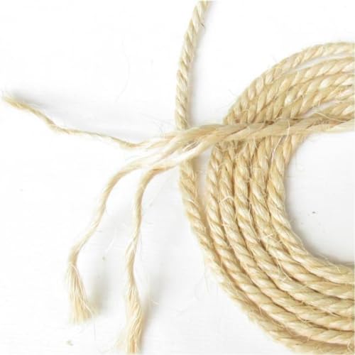 Cordão Fio de Sisal Natural 100 metros Espessura 2 milímetros