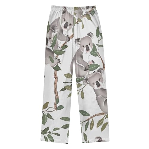 Koalas Boys Long Pants Soft Trousers Elastic Waist Kids Lounge Bottoms with Pockets S-XL2