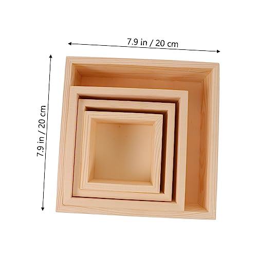 Boîtes de présentation bois BESTYASH pour ranger vos petits objets de maison et bureau