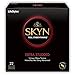 Lifestyles SKYN Extra Studded Intense Feel Polyisoprene NON-LATEX Condoms with Bonus Pocket/Travel Case (Silver Case, 22 Count)