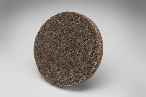 3M Scotch-Brite XL-UR Unitized Aluminum Oxide Medium Deburring Wheel - Coarse Grade - Quick Change Attachment - 2 in Dia - 22100 Max RPM - 17194 [PRICE is per WHEEL]