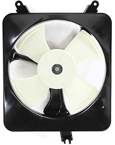 Evan-Fischer A/C Fan Shroud Assembly Compatible With 1994-1997 Honda Accord 4 Cyl Driver Side #TOP9