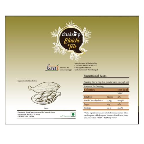 Image of Chaizup Premium CTC Elaichi Tea | Strong & Aromatic Loose Leaf Cardamom Chai | 1kg Pack | Boosts Immunity | Supports Metabolism | Relieves Stress | 100% Natural