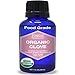 Zongle USDA Certified Organic Clove Essential Oil, Safe To Ingest, Eugenia Caryophyllata, 1 oz