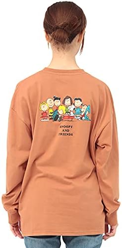 チチカカ 送料無料 一部地域を除く スヌーピー フレンズ レディース ロングtシャツ バックプリント