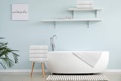 Monark Linen Bath Towel Set, Cotton Terry Towels For Bathroom, Quick Dry, Lightweight, Highly Absorbent, Soft Feel, 24 X 48 Pack Of 6 For Shower, Pool, Spa, Gym, Hand Towel For Daily Use #TOP6