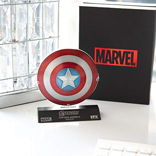Captain america Marvel Collectibles The Avengers Die Cast Shield Replica, 1:6 Scale (4" Diameter)