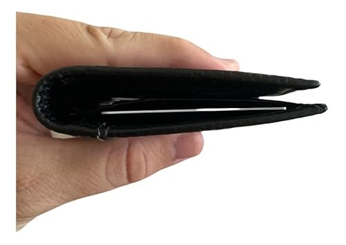 Carteira William Polo Original em Couro Legitimo Modelo Platinum Preto Texturizado