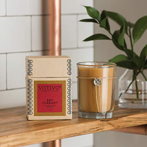 Votivo Aromatic Candle - Red Currant, 2-Pack