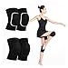 FDJZKFDU Knee Pads Dancing Knee Pads For Volleyball Yoga Women Kids Men Patella Brace Support Kneepad(Black,L)