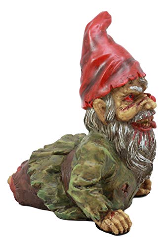 Ebros Walking Dead Severed Body Zombie Gnome Crawling On The Floor Statue 7" Long For Creepy Spooky Undead Underworld Halloween Sculpture Prop At Home Patio And Garden Decor #TOP2