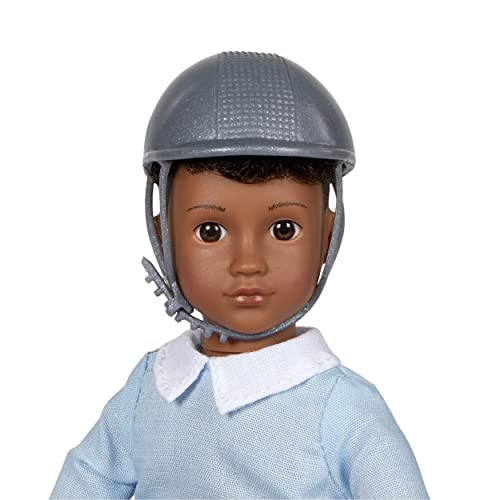 Lori, Mini Boy Doll & Toy Horse, 6-Inch Doll & Black Pinto Horse, Set including Clothes, Animal & Accessories - Image 2