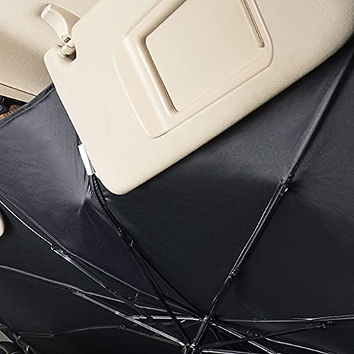 BMNK Guarda-sol para para-brisa de carro – Protetor solar de carro para para-brisa, guarda-chuva dob