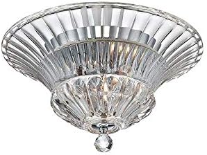 Eurofase 23225-015-LW 13.75-in W Clear Flush Mount Light
