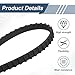 uxcell 4pcs 84XL 025 Timing Belt 42 Teeth Rubber Geared Cogged Belt, 0.25