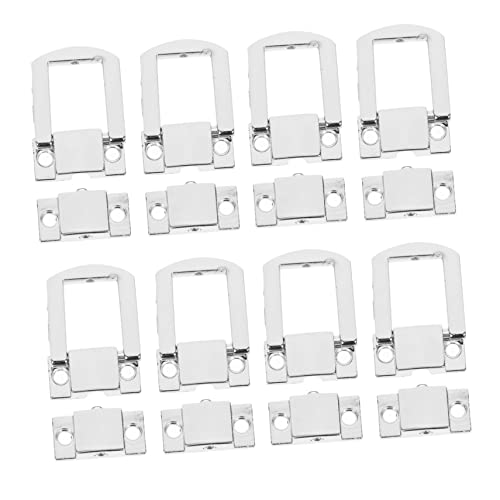HOLIDYOYO 10pcs Zinc Alloy Hasp Lock Latch Buckle for Jewelry Boxes Suitcase Trunk